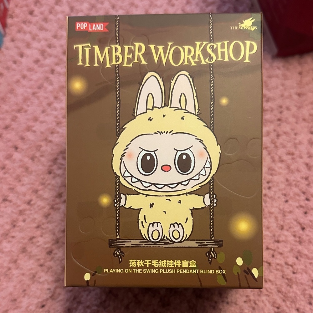 POPLAND (NIB) Timber Workshop The Monsters Plush Pendant Sealed Blind Box